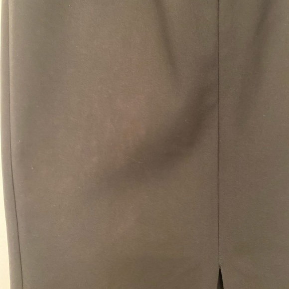 Zara black neoprene like black skirt - Picture 9 of 10